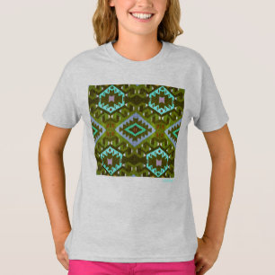 HAMbWG - Camiseta de folga longa - Hipster verde
