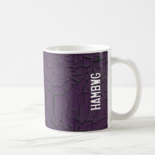 HAMbWG - caneca de café - pintura do Crackle da