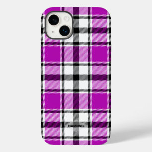 HAMbWG da Capas de iphone violeta, preto e branco