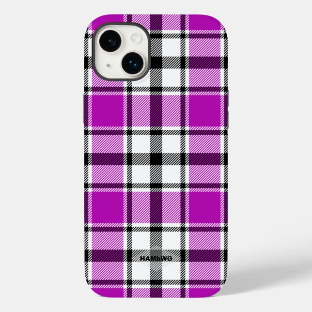 HAMbWG da Capas de iphone violeta, preto e branco (Verso)