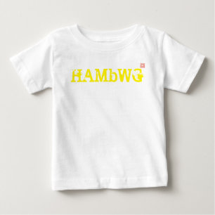 HAMbWG - Hoodie Pullover Branco/Amarelo