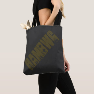 HAMbWG - Saco de Tote - Preto/Reverso Oleícola