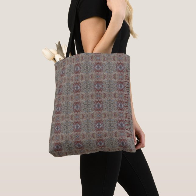HAMbWG - Tote Bag - Vintage Linen Design (Close Up)