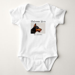 HAMbWG - Ventilador do Doberman - Camiseta do beb