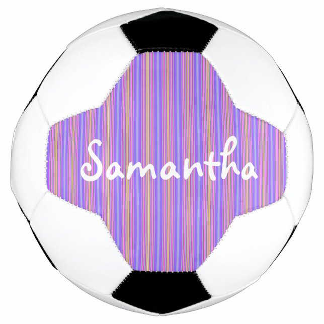 HAMbyWG - Bola Personalizada de Futebol - Stripes  (Frente)
