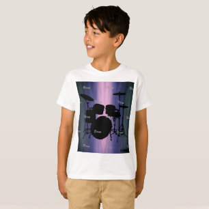 HAMbyWG - camisa de T - azul - cilindros