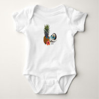 HAMbyWG - Camiseta de Fruta Hawaiin do bebê