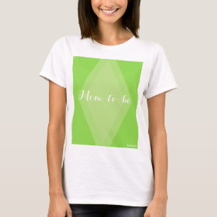 HAMbyWG - Camiseta feminina - Mãe a ser - Limão