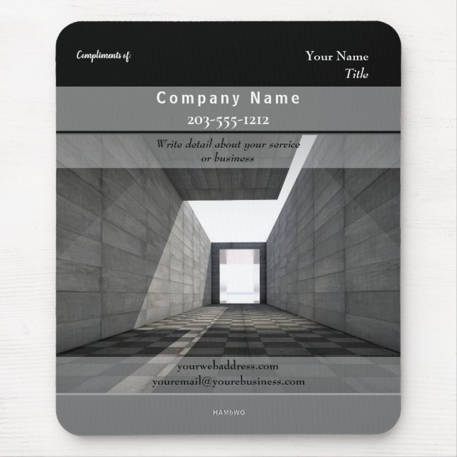 HAMbyWG da arquitetura do Mousepad do promocional (Frente)