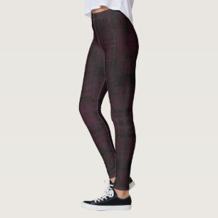 HAMbyWG - Leggings - Borgonha em Dificuldade/Preto
