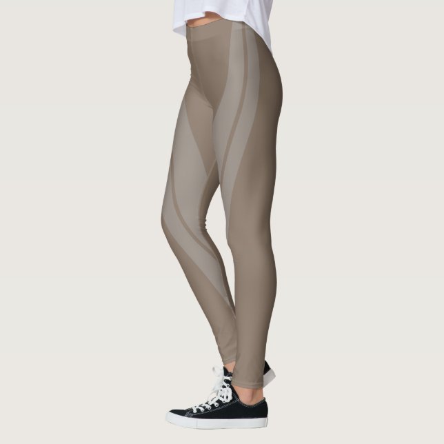 HAMbyWG - Leggings de compactação - 2 Tons/Taupe (Esquerda)