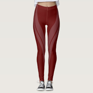 HAMbyWG - Leggings de compressão - 2 tons/vermelho