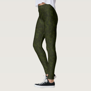 HAMbyWG - Leggings de Compressão - Camo Verde do E