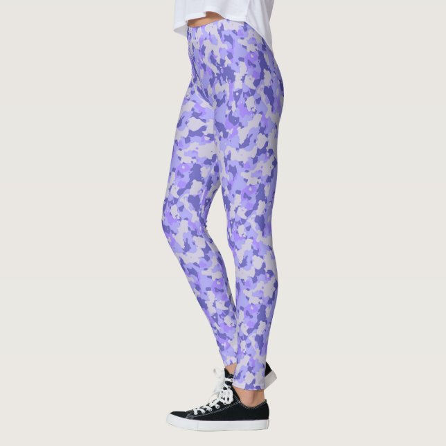 HAMbyWG - Leggings de compressão - Camoflagem roxa (Esquerda)