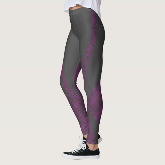 HAMbyWG - Leggings de compressão - Roxo movido (Esquerda)