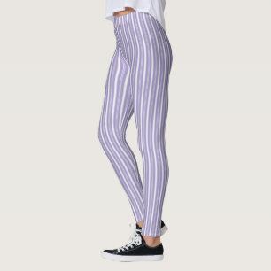 HAMbyWG - Leggings - Lilás claro n White Stripe