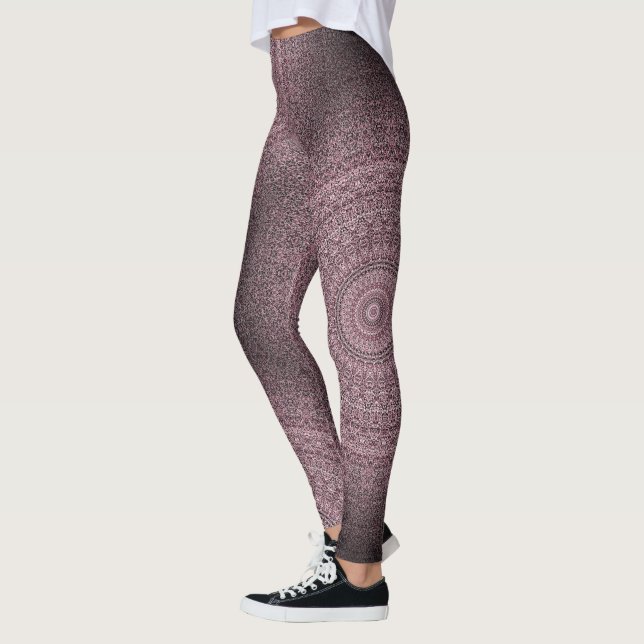 HAMbyWG - Leggings - Mandala Rosa Esmagada (Esquerda)