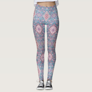 HAMbyWG - Leggings - Salmon Aqua Gypsy Impressão