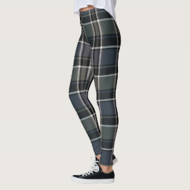 HAMbyWG - Leggings - Xadrez de Cinza grande