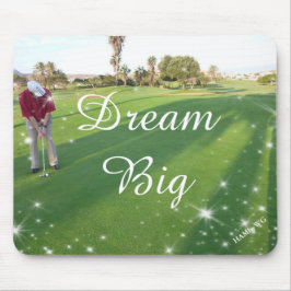 HAMbyWG - Mouse Pad - Golfer Dream Big