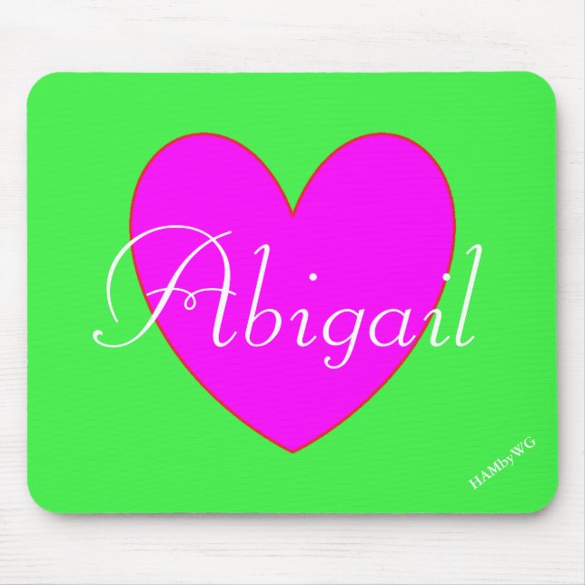 HAMbyWG - Mouse Pad - Neon Green Hot Pink (Frente)