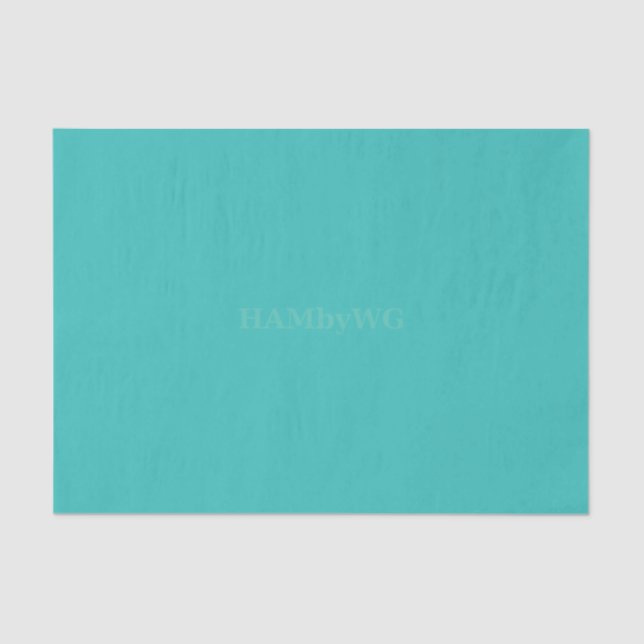HAMbyWG - Papel Tecido - Aqua (Frente )