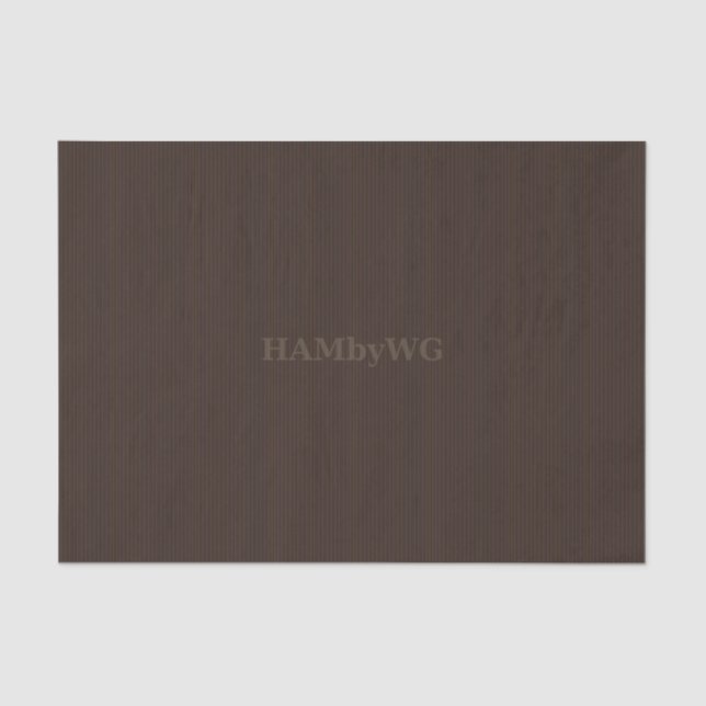 HAMbyWG - Papel Tecido - Castanho Chocolate (Frente )
