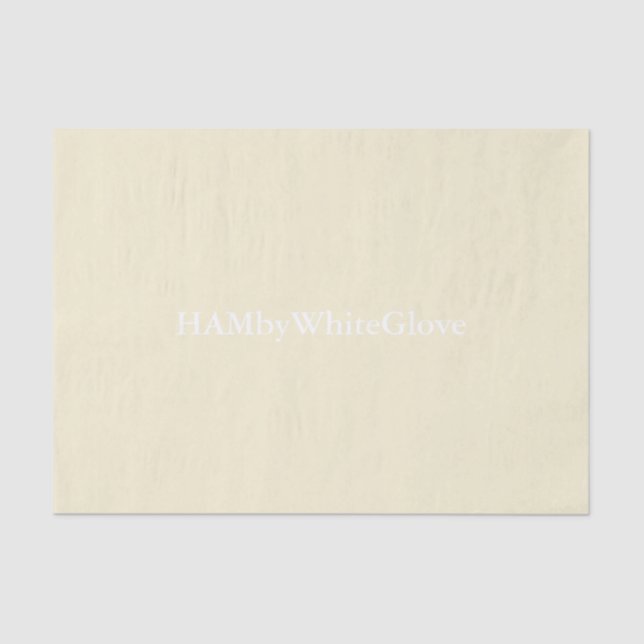 HAMbyWG - Papel tecidular - Creme doce (Frente )