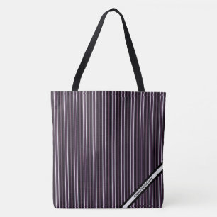 HAMbyWG - Sacos Tote - Listra de ametista com log