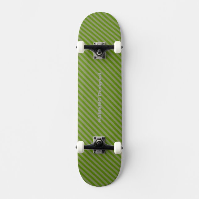 HAMbyWG - skate - Strips Diagonais Greem (Frente)