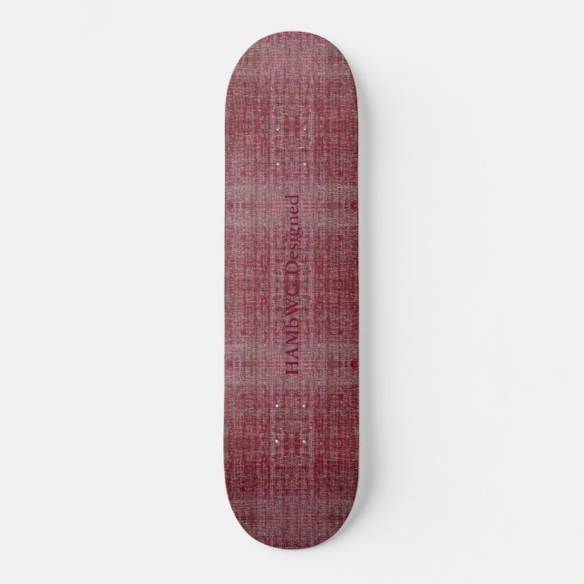 HAMbyWG - Skateboard - Vermelho Distinto (Frente)