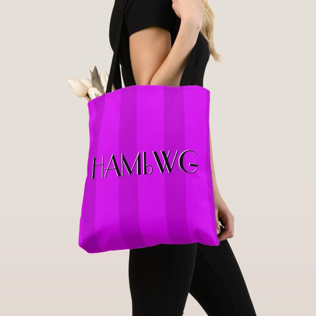 HAMbyWG - Tote Bag - Violet/Violet (Close Up)
