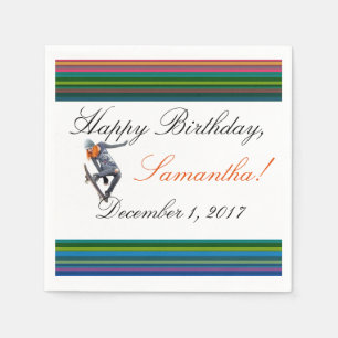 HAMbyWhiteGlove - guardanapo de papel - skater