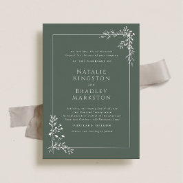 Hamilton Elegant Sage Silver Foil Greenery Casamen