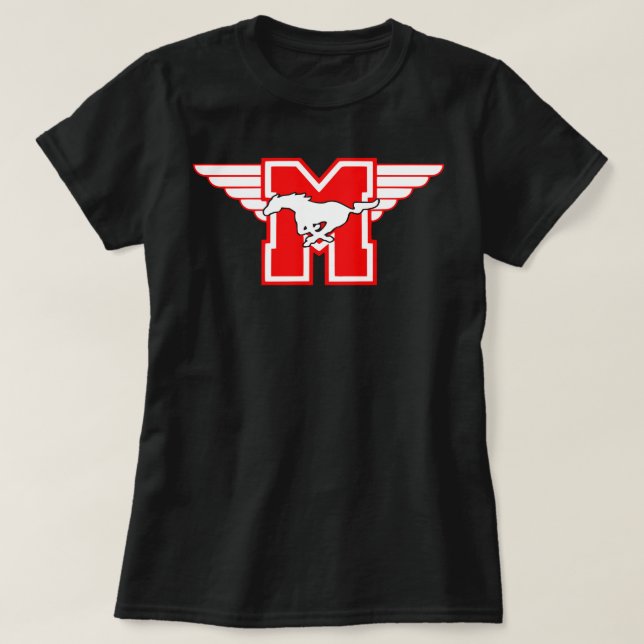 Hamilton Mustangs (Jovem Sangue) Camisa Essencial (Frente do Design)