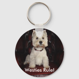 Hamish diz Westies Rule chaveiro
