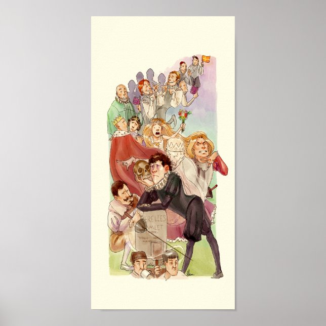 Hamlet - Impressão de Arte Original (Frente)