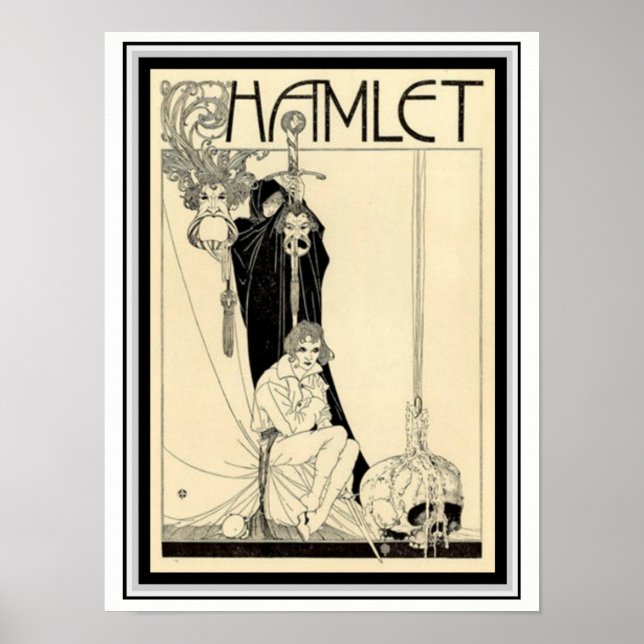 Hamlet William H. Robinson Poster 12 x 16 (Frente)