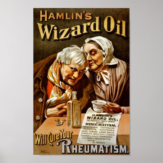Hamlin's Wizard Oil poster (Frente)