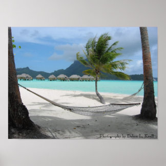 Hammock no Bora Bora Poster