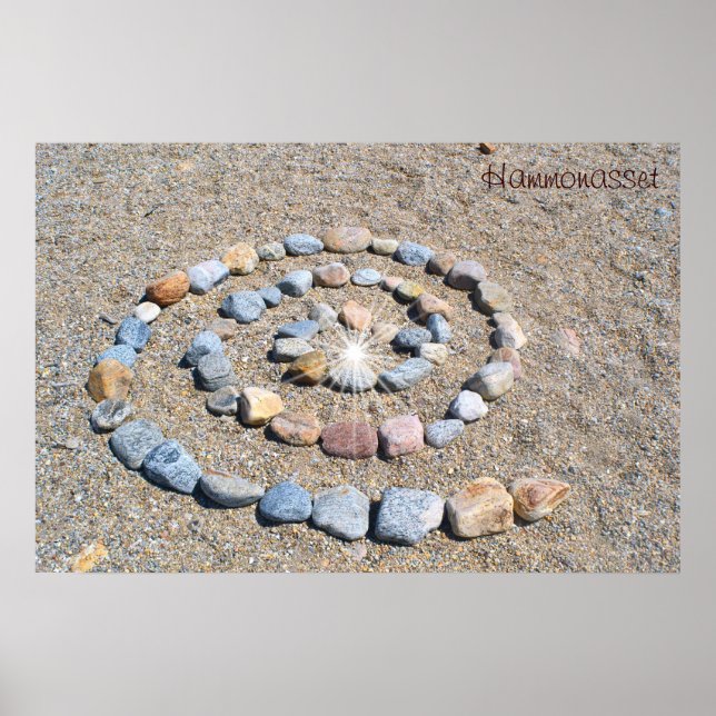 Hammonasset Spiral Poster (Frente)