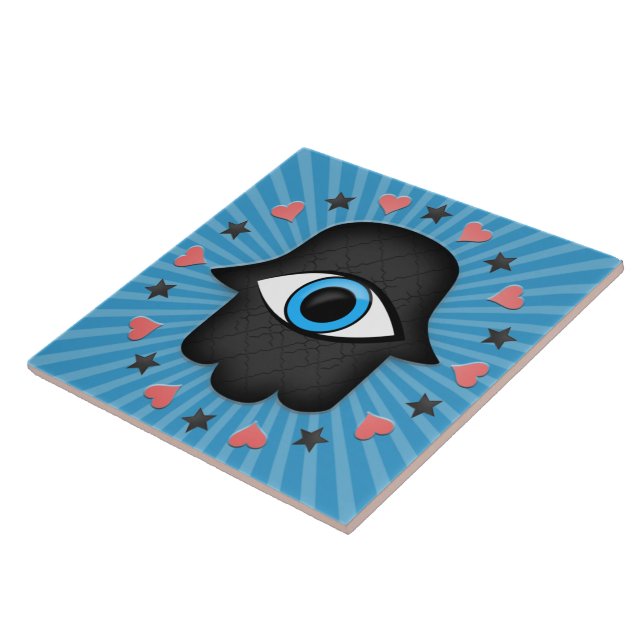 hamsa khamsa Olho na mão da deusa (Lateral)