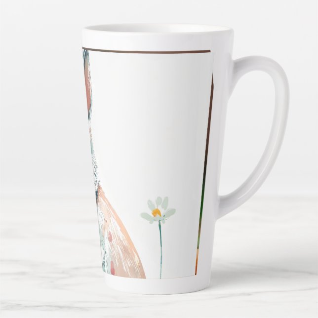 Hamster bonito comendo uma caneca de design de cen (Direita)