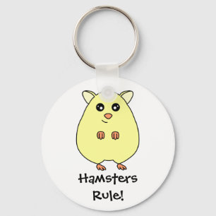 Hamster bonito dos desenhos animados - chaveiro da