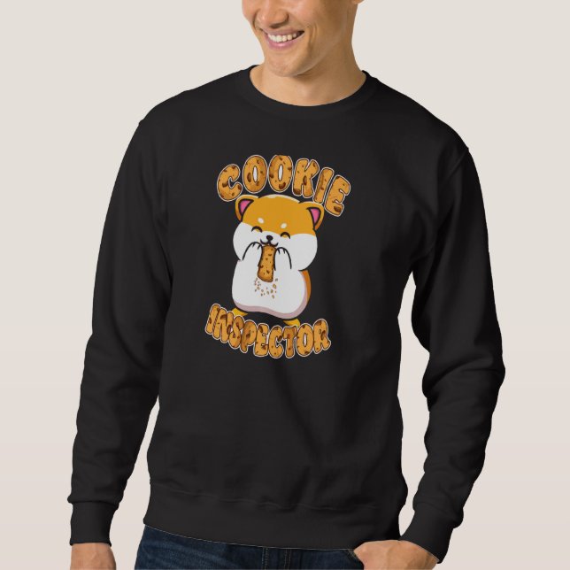 Hamster Cookie Baking Inspetor Pullover (Frente)