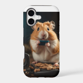 Hamster falando no celular