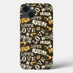 Hand Drawn Love Pattern