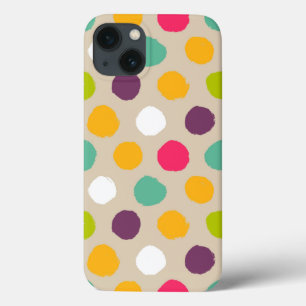 Hand-drawn polka dot pattern