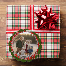 Hand Drawn Winter Berries Wreath Photo