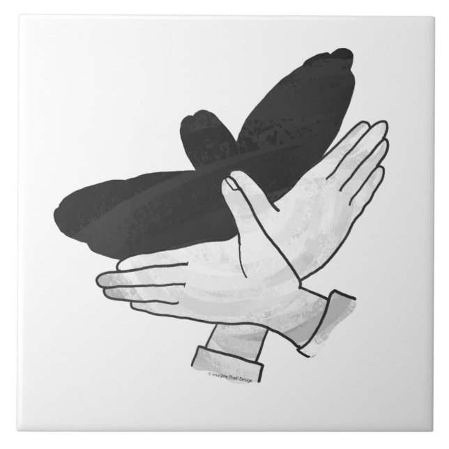 Hand Silhouette Eagle (Frente)